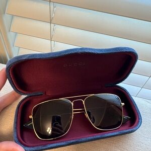Gucci Gold Frame Sunglasses